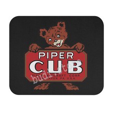 Piper Cub Aircraft Airplane Logo Black Mousepad Desk Mat Gaming Mouse Pad