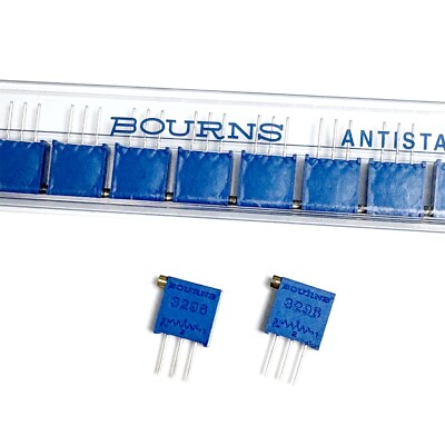 5PCS BOURNS 3296X-1-201LF Cermet Square Trimming Potentiometer 0.5W New Original