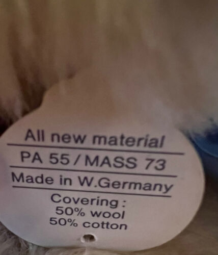 RAR Steiff Bär Jubiläum Teddy Jackie limitiert 0190/35 Mohair ZERTIFIKAT wie neu - Bild 8 von 8