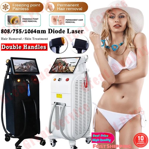 755/808/1064nm Soprano Ice Titanium Painless Diode Laser Hair Removal Machine