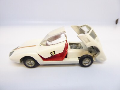 Miniature Tekno Monza GT 1/43 - Blanche - RARE (manque Couvre Moteur)