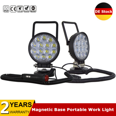 42W 4 Zoll Tragbare LED Arbeitsscheinwerfer mit Magnetfuß Universal For Car Etc