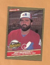 1986 Donruss Highlights Jeff Reardon Expos # 14