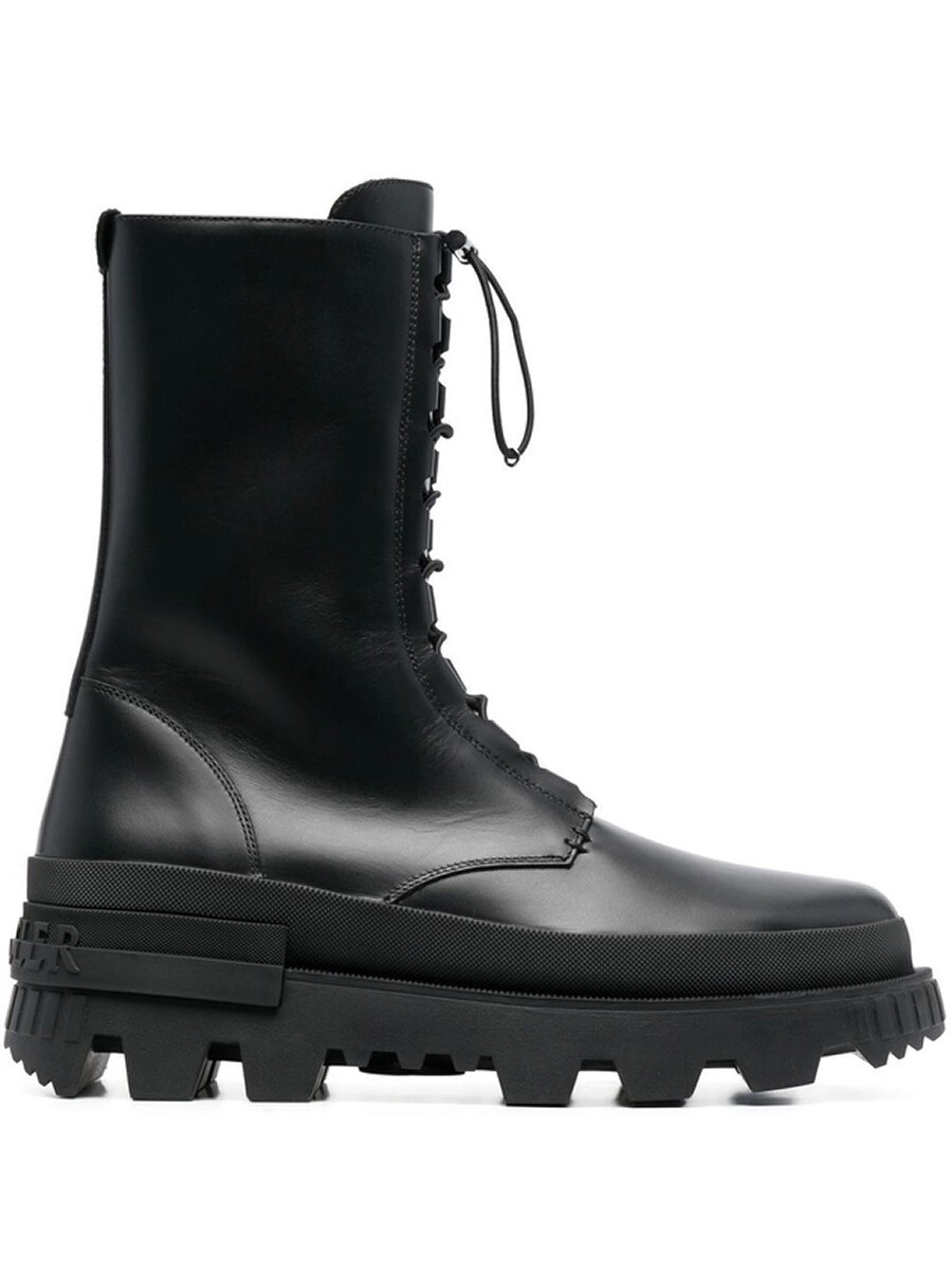 MONCLER Mon Corp Lace-up レザー レースアップ ブーツ MONCLER モンクレール Mon corp レースアップ マウンテンブーツ