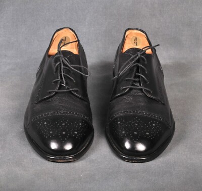 Vito Rufolo Oxford Cap Toe 4393-02 Black 11.5M | eBay display picture 3