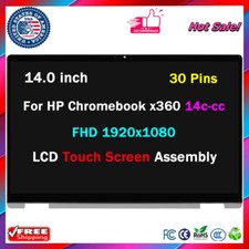 LCD Touch Screen Digitizer Assembly 14.0" for HP Chromebook x360 14c-cc0013dx