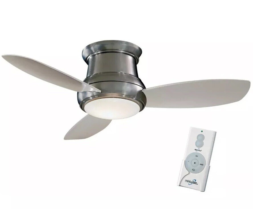Minka Aire F519l Bn Brushed Nickel Silver Concept Ii 52 Ceiling