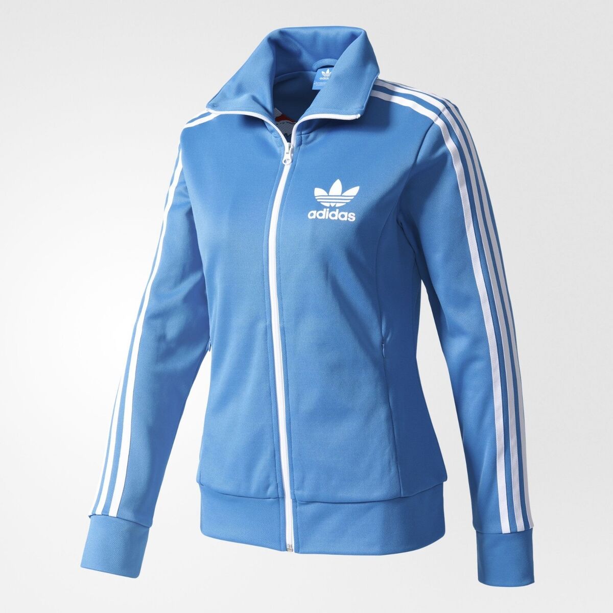 SMALL adidas Originals Women's EUROPA TRACK TOP JACKET UK10 SMALL adidas Originals Women's EUROPA TRACK TOP JACKET UK10