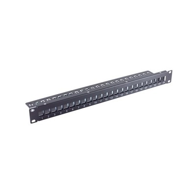 19'' Keystone Verteilerfeld Patchpanel für bis 24 Port Keystone-Module (Modular)
