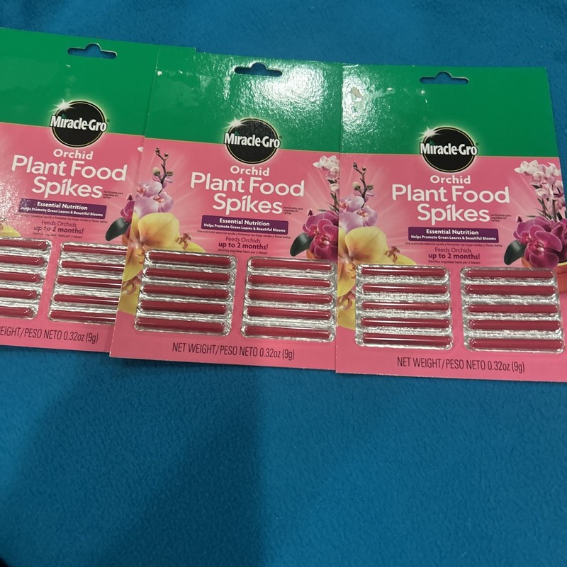 Miracle-Gro Orchid Plant Food Spikes 3 Packs