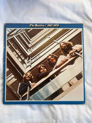 The Beatles 1967-1970 LP Vinyl Record Sterling double album Sterling Blue