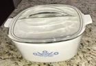 Vintage Corning Ware Blue Cornflower 2 1/2 QT casserole w/ Pyrex glass lid