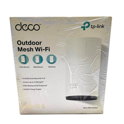 TP-Link - Deco X50 Outdoor AX3000 Dual-Band Mesh Wi-Fi- 6 Router - White