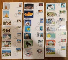 Nouvelle-Calédonie FDC 21 Enveloppe 1er Jour Année 1987 Complète Poste Aérienne 