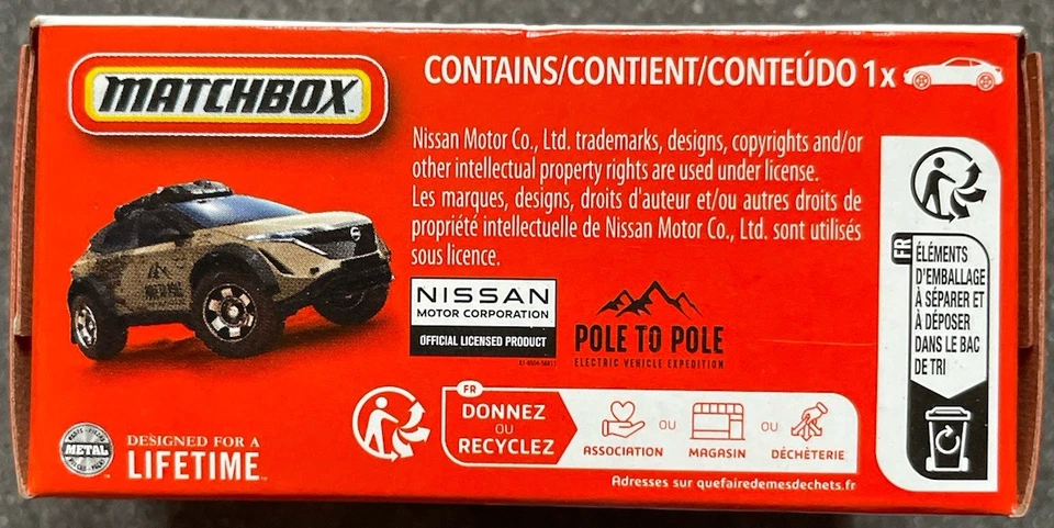 Matchbox 2023 Nissan Ariya Pole To 18/125 Power Grabs 2025 1:64 Modellauto SUV - Bild 2 von 4