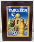 Parcheesi Game of India Wood Box Book Ed Hasbro COMPLETE Vtg Board Game