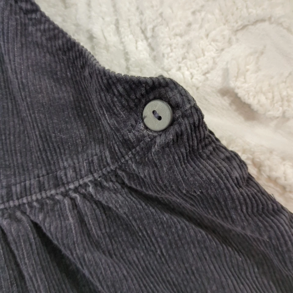 Vestido de Colección Oshkosh B’gosh Vestbak Floral Pana Talla 6 Otoño Negro Foto 3 de 4