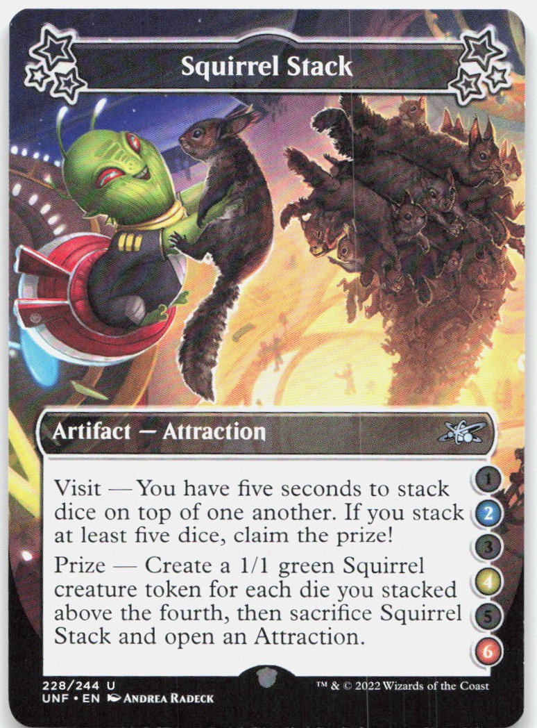 Squirrel Stack (2-3-6) 228 Uncommon Unfinity Magic: The Gathering Near Mint