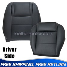 Driver Side Bottom Back Leather Seat Cover Black For 2005-2009 Ford Mustang V6 Driver Side Bottom Back Leather Seat Cover Black For 2005-2009 Ford Mustang V6