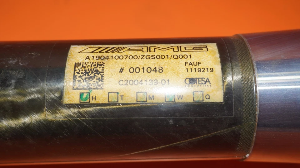 MERCEDES BENZ AMG GT DRIVE SHAFT 2016 2017 2018 2019 2020 A1904100700 C190 OEM - Image 4 of 4