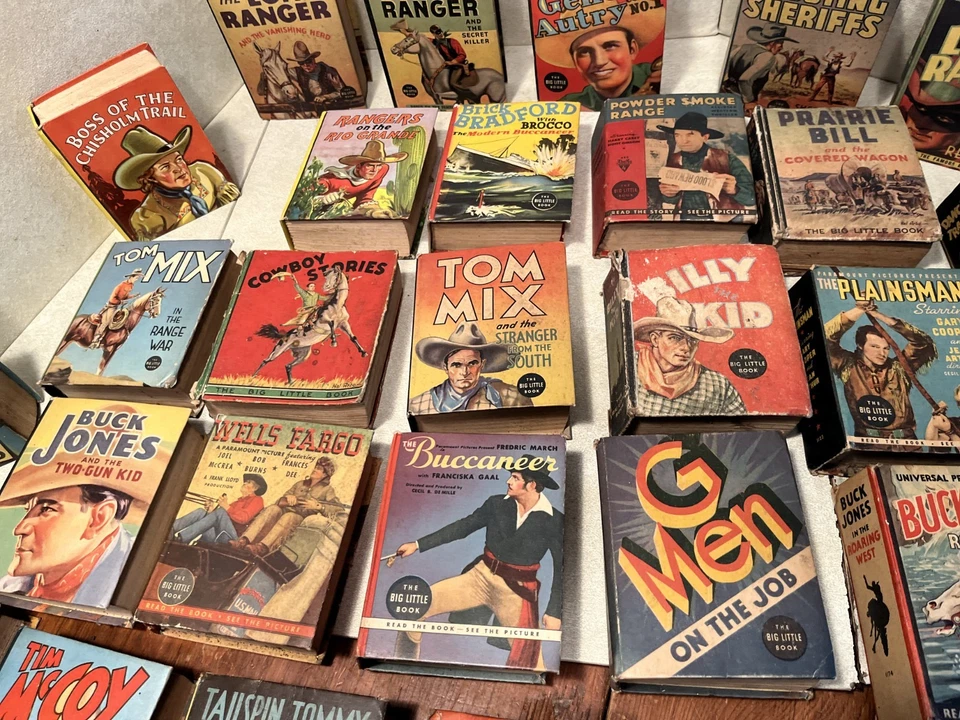 30 Vintage Big Little Book Lot Various Titles - Image 4 of 4