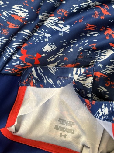 Under Armour Youth Boys UA Performance Printed Polo Medium - Picture 3 of 3