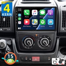Per Fiat Ducato 2006-2023 Apple Carplay Android 15 Autoradio GPS Wifi Kam 2+64GB