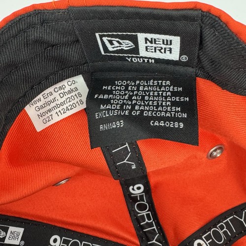 Hooters Logo Driver 9 Chase Elliott NASCAR New Era 9Forty Youth Hat Cap Orange - Picture 12 of 14
