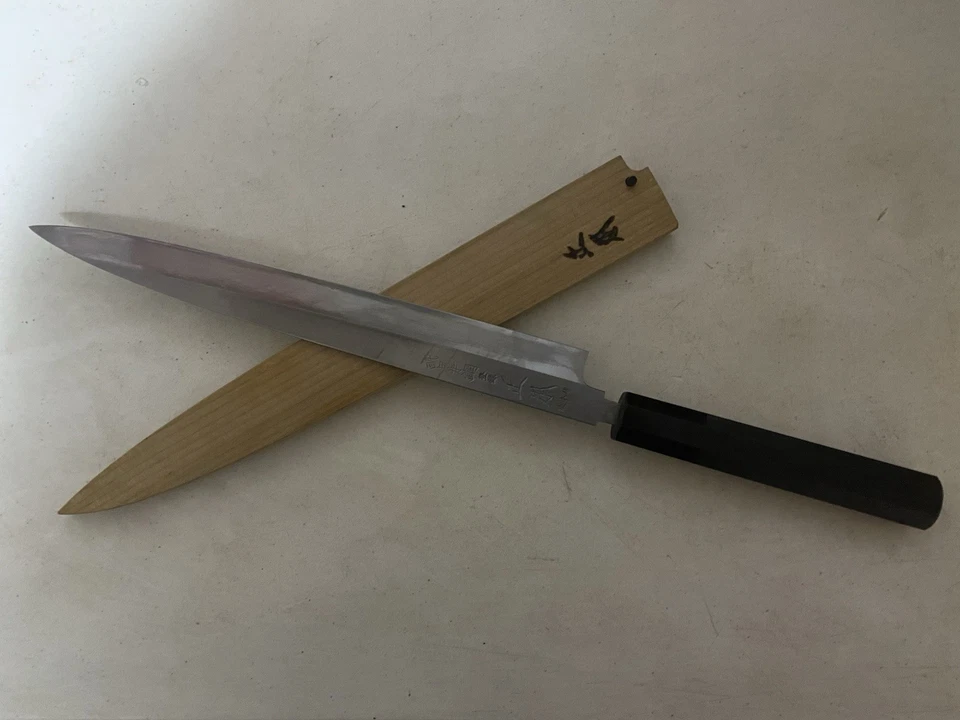 Masamoto Sohonten Honyai синий No2 Yanagi 270 мм с ручкой из черного дерева - Изображение 2 из 4