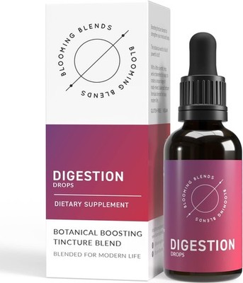 Blooming Blends Verdauung Kräutertinktur 30ml Leberreinigung mit Ingwer