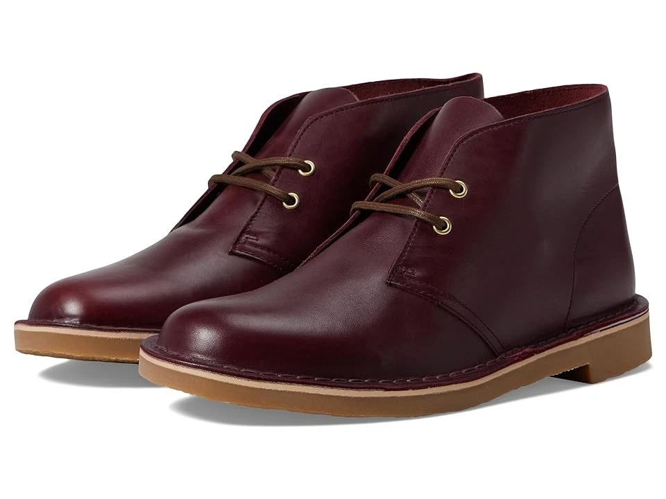 Clarks Bushacre 3 Mens Burgundy Leather Chukka Desert Boots‎ 12 M 261741457110 Red Clarks Bushacre Leather Boots for Men for sale | eBay main image 2