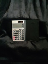 Casio SL-300SV Basic Calculator Black Folding Cover Solar Powered