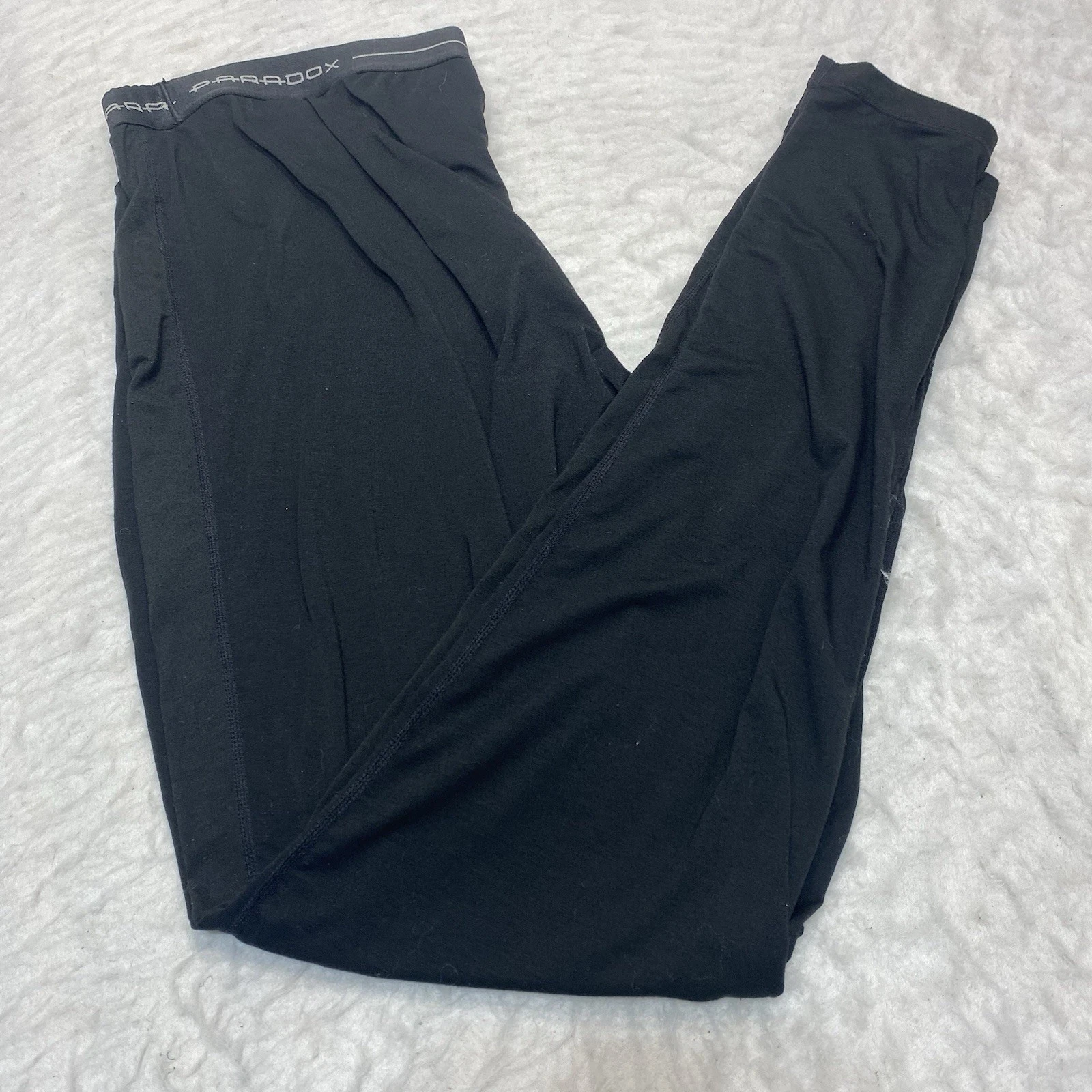 Paradox Base Layer Pants Mens XL Black Merino Wool Blend Dri Release Legging