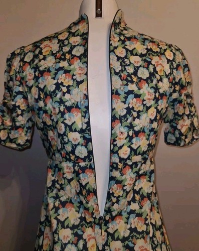 Kate Moss Topshop Limited edition pansy tea dress UK 10/ 12 Rare Alexa Chung - Picture 9 of 11