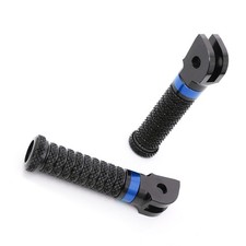 Blue RRING Rider Front Foot Pegs Aluminium For BMW F800S 05-09 08 07 06