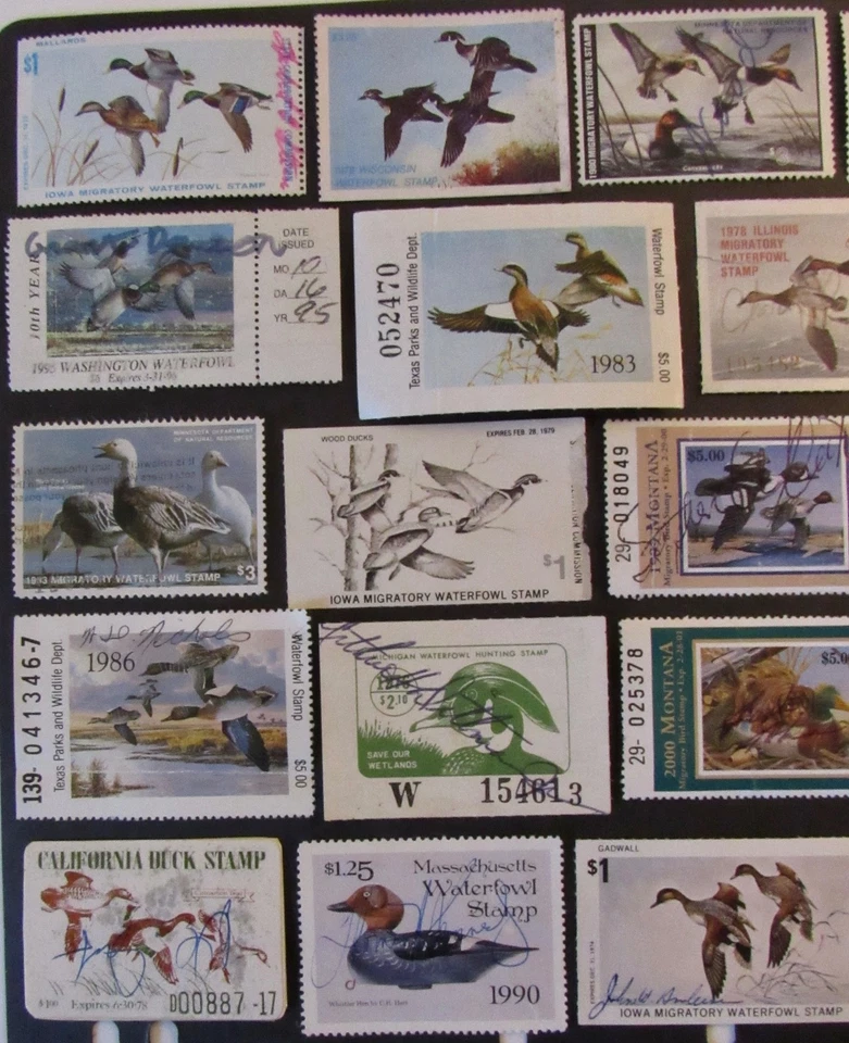 Collection of State Duck Stamps - Used - Lot #8 - Image 3 of 3