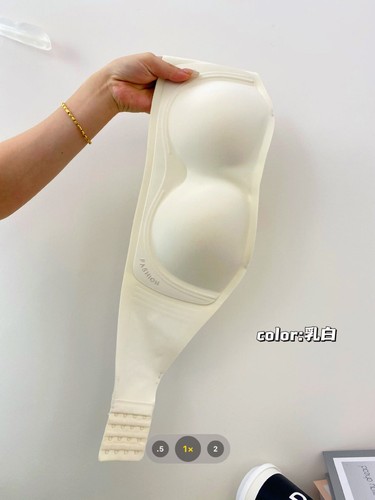 38ABC Strapless Women Invisible Bra beautiful Back Seamless One-Piece Underwear - Picture 10 of 13