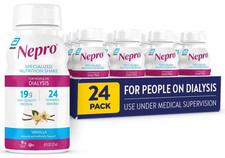Nepro Nutrition Shake for Dialysis   Vanilla, 19g Protein, 24-Pack