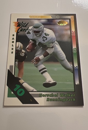 Herschel Walker [10 Stripe] #428 1992 Wild Card card