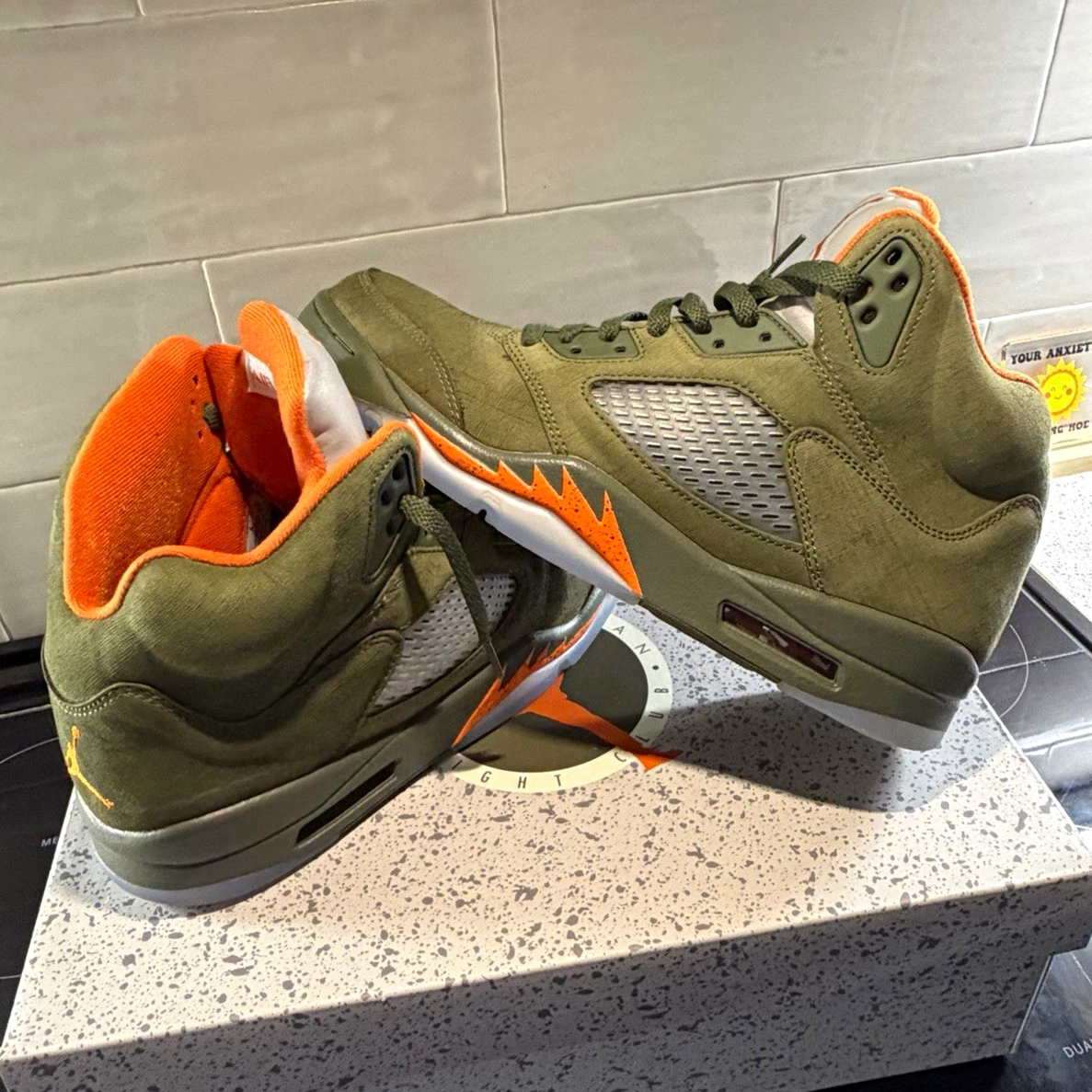 Jordan 5 Retro 2024 Olive for Sale | Authenticity Guaranteed | eBay