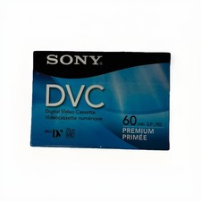 SONY Mini DV Digital Video Cassette Tape DVC 60 min Premium NEW FACTORY SEALED