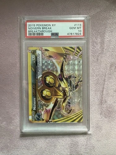 2015 Pokemon XY Noivern Break Breakthrough PSA 10 113/162 POPULATION ONLY 51!