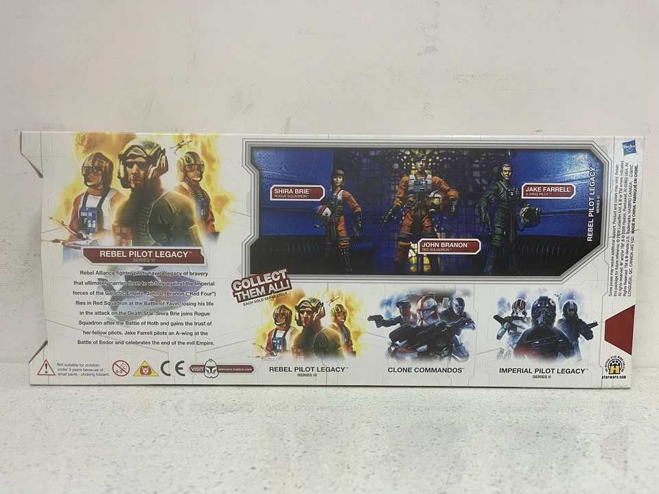 Star Wars Evolutions Set 3.75" Rebel Pilot Legacy Serie III a6 Foto 3 de 3