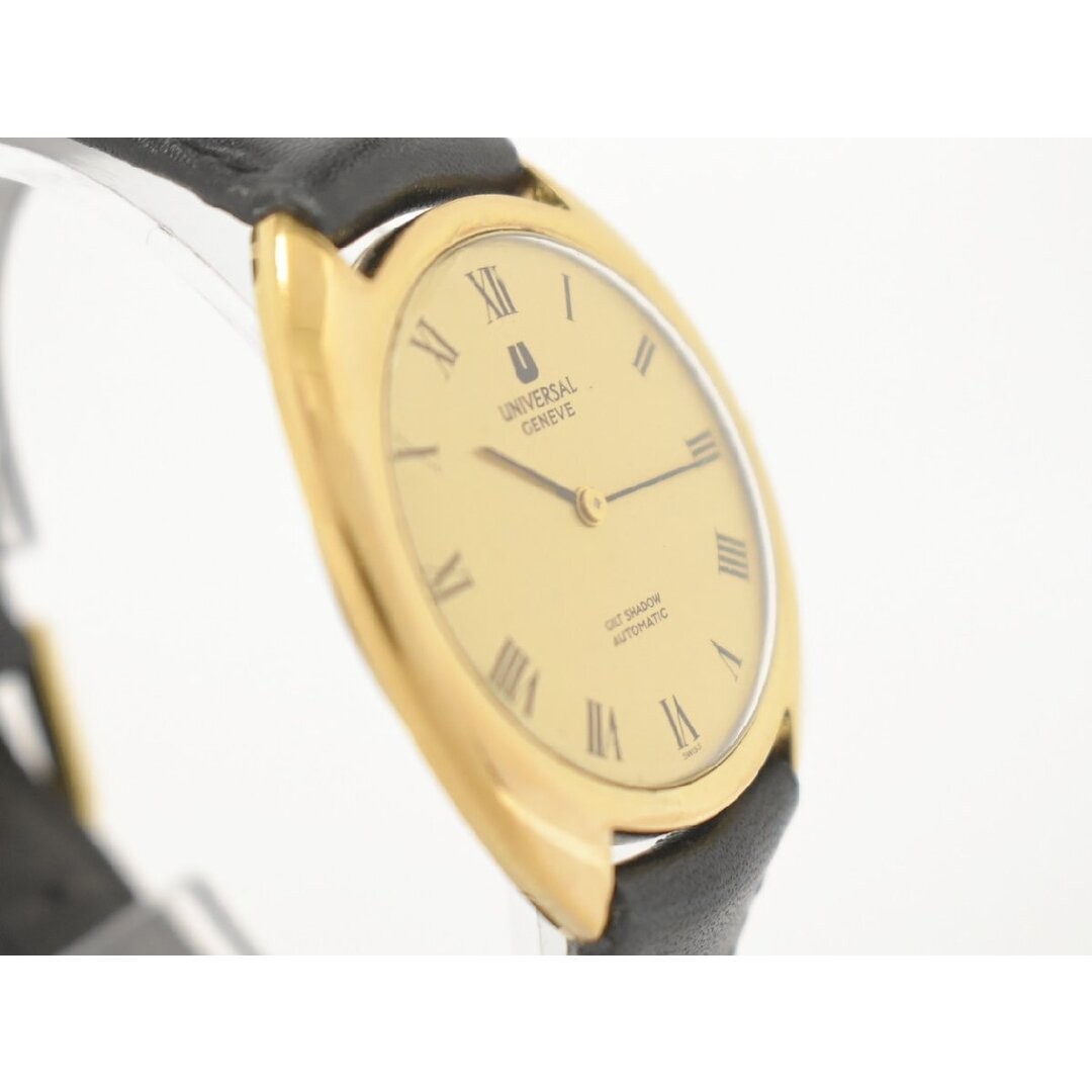 Universal Genève Gilt Shadow Automatic Unisex Pre-owned Watch From Japan image 5