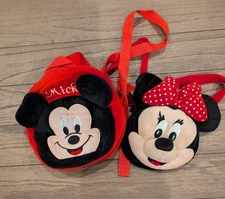 Mickey Disney Child Leash Safety Harness Strap and Clip for Walking Minnie Purse