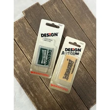 SANFORD Design Block Shaped Artgum Art Gum Eraser & Kneaded Rubber Vtg 1997