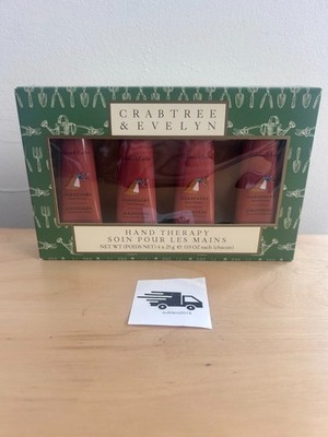 Crabtree & Evelyn Gardeners Handtherapie Geschenkset 4x25g Neu Versiegelt