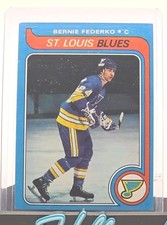 1979 Topps Hockey Bernie Federko #215 St. Louis Blues