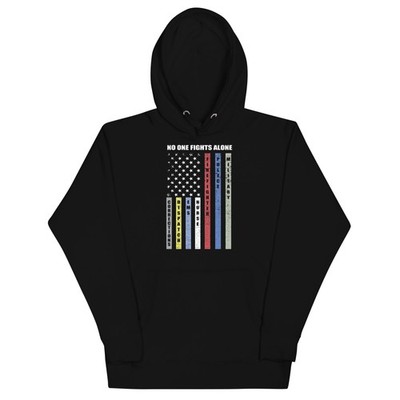 No One Fights Alone Unisex Hoodie