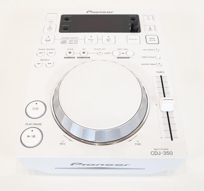 Pioneer DJ CDJ‑350 white Compact DJ Multi Player Operation